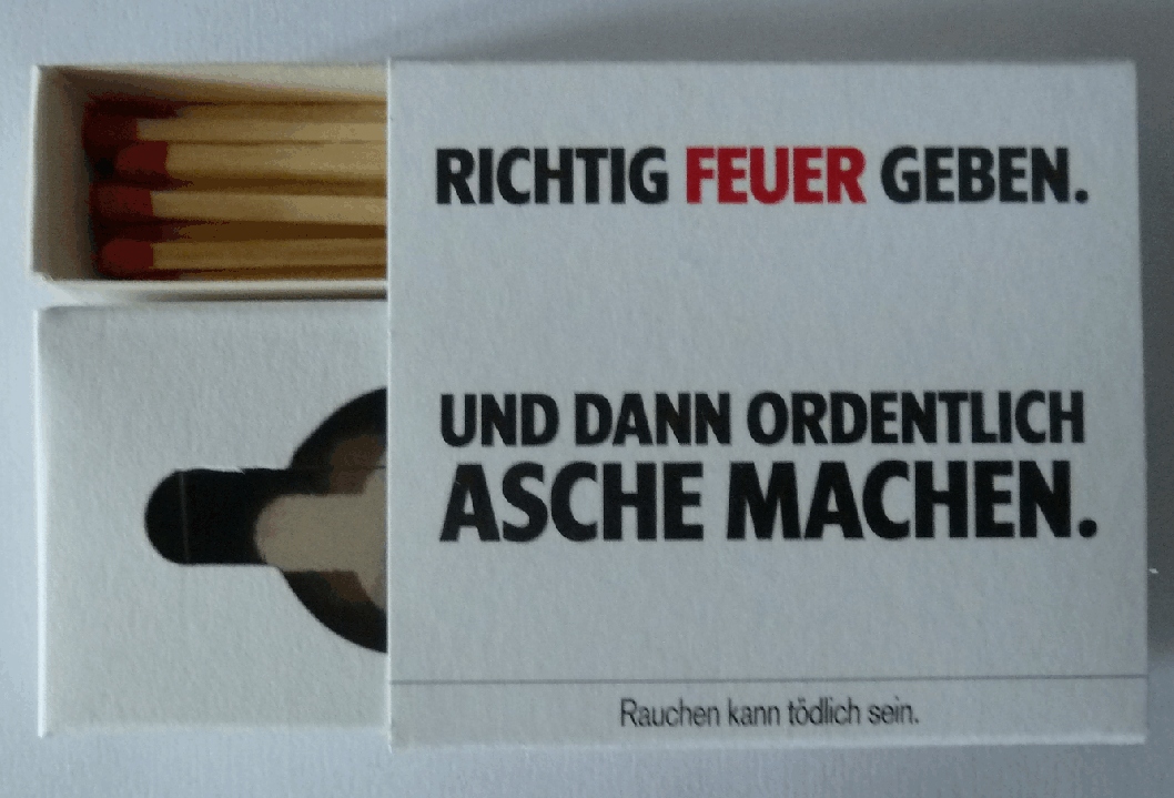 Asche machen